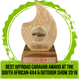 Best Offroad Caravan Award at the South African 4x4 & Outdoor Show 2018