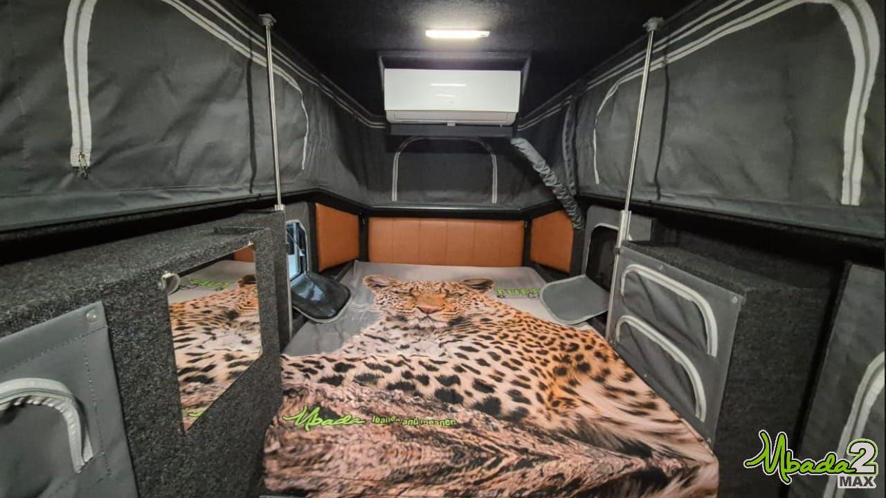 Mbada 2 Max bed and interior