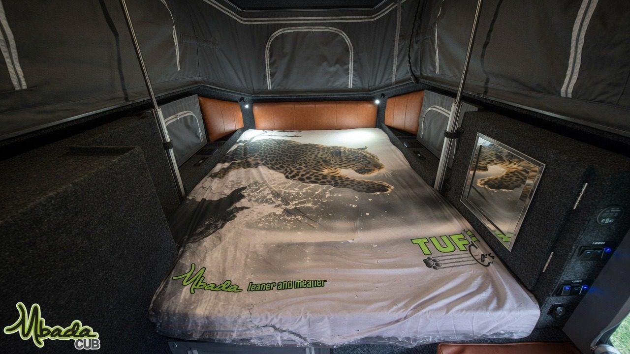 Mbada Cub double bed with reading lights
