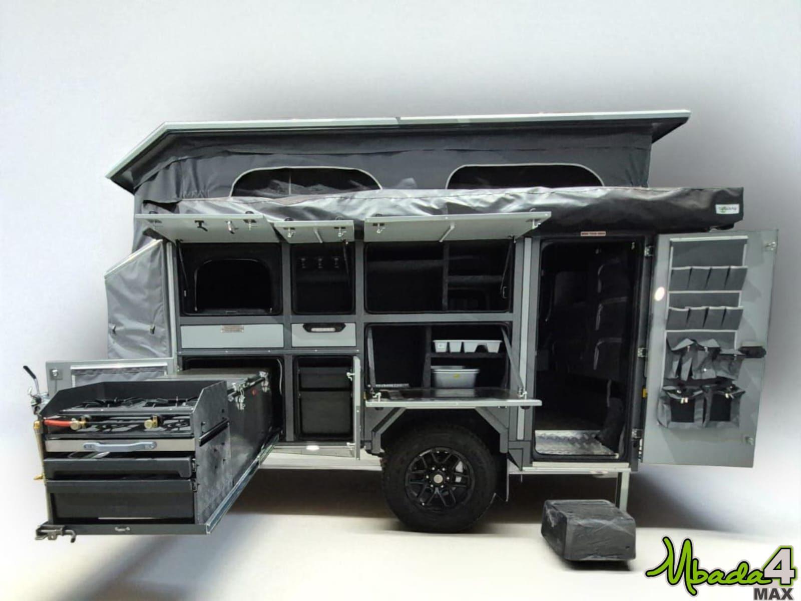 Mbada 4 Max fully opened with kitchen deployed